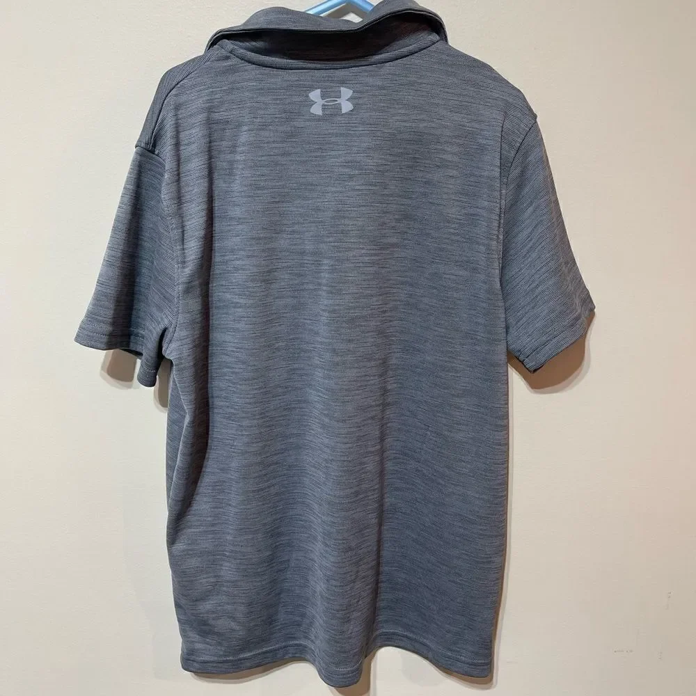 Boys Under Armour Polo Shirt size Med Loose fit